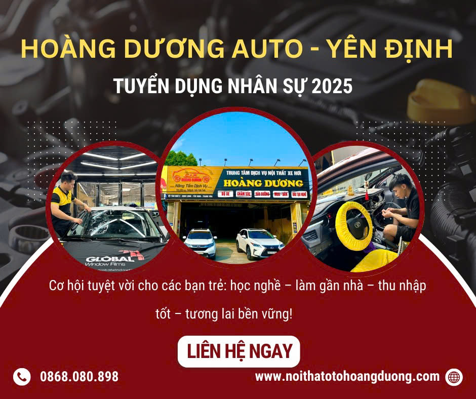 📣 TUYỂN DỤNG NHÂN SỰ 2025